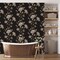 Tempaper Rambling Rose by She She Peel and Stick Wallpaper Ink Roses